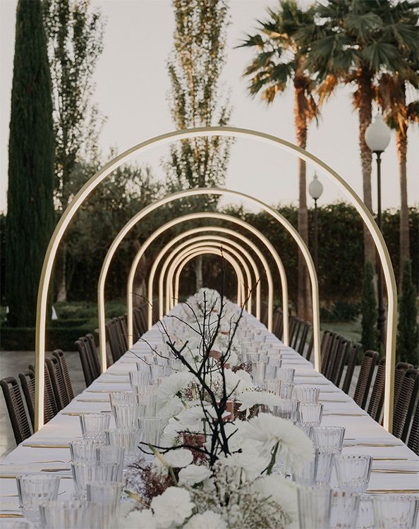 Decoración bodas de tarde