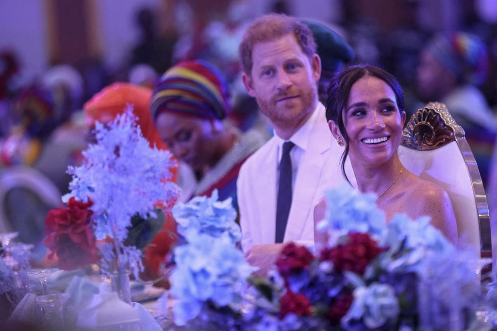 El Príncipe Harry y Meghan Markle, los Duques de Sussexx, en Nigeria