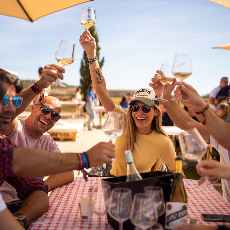 Los vinos de la bodega Hacienda López de Haro, los grandes protagonistas.