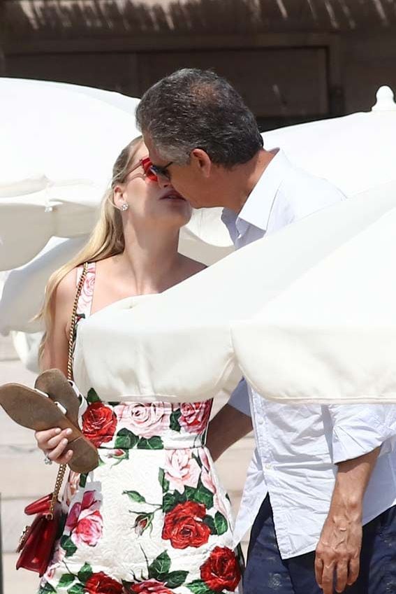 Lady Kitty Spencer y Michael Lewis