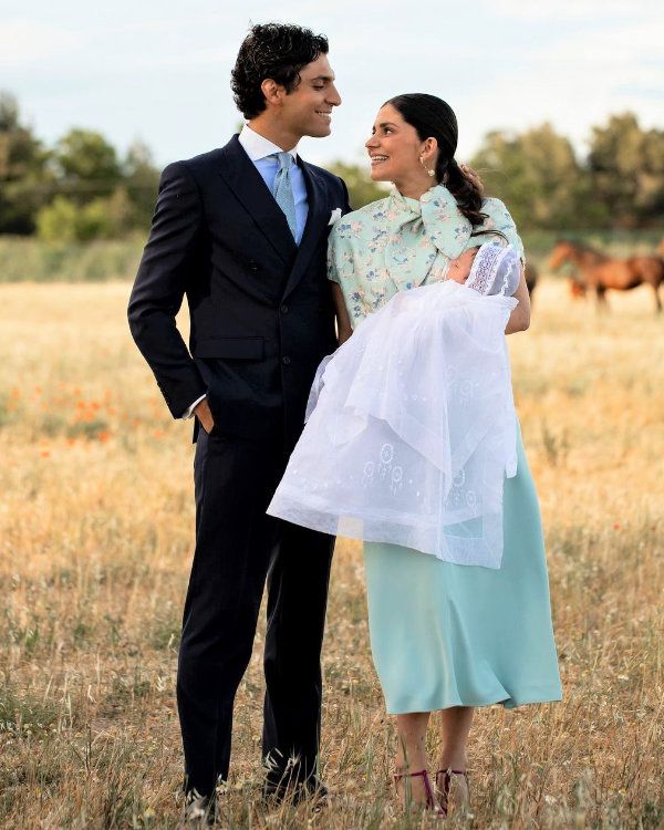 Tomás Páramo y María García de Jaime con su hijo Federico 