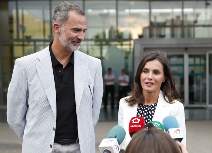 Los Reyes Felipe y Letizia