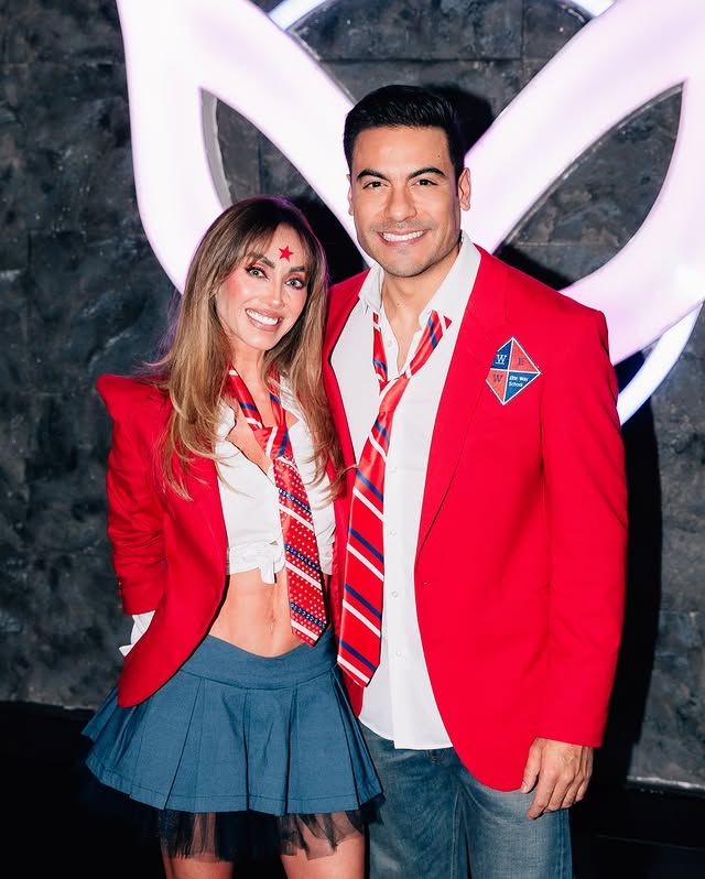 Carlos Rivera y Anahí recordaron a los icónicos personajes de Mía Colucci y Miguel Arango