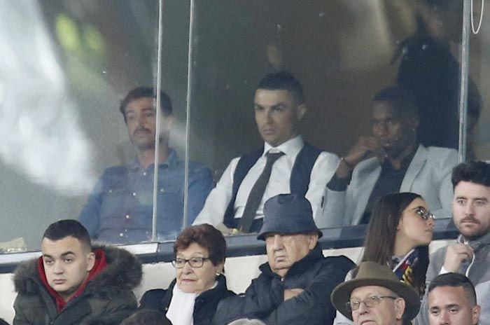 Cristiano Ronaldo junto a los futbolistas Miguel Paixao y José Semedo