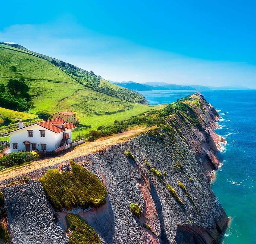 zumaia acantilados guipuzcoa