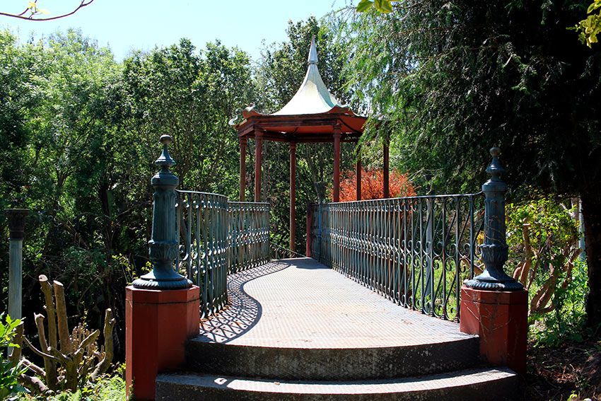 Jardín de la Fonte Baixa en playa Segunda de Luarca, Asturias