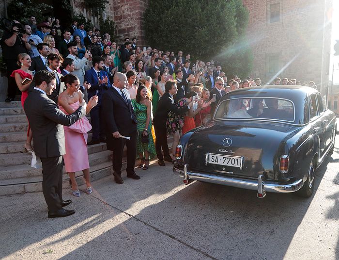 marta lozano en la boda de teresa andrés