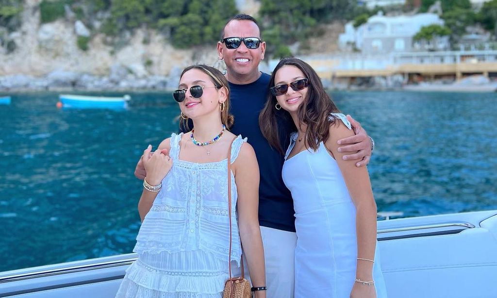 Alex Rodriguez y sus hijas