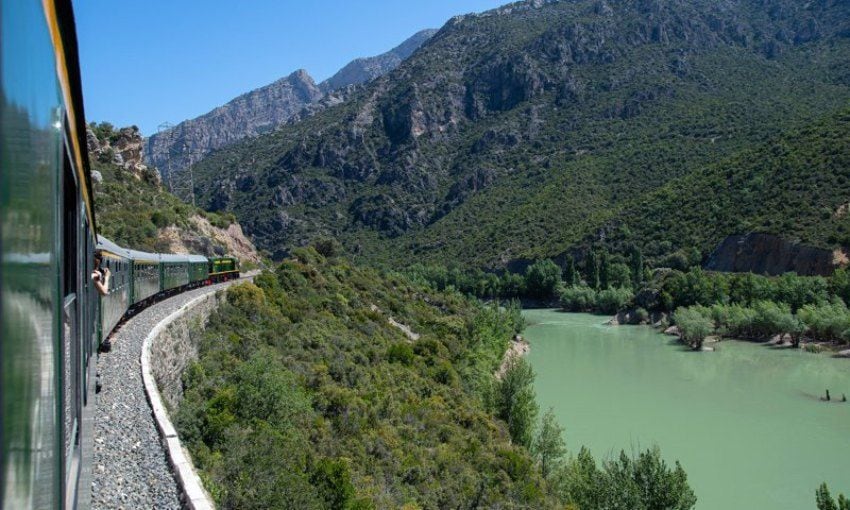 Recorrido en el tren de los Lagos.