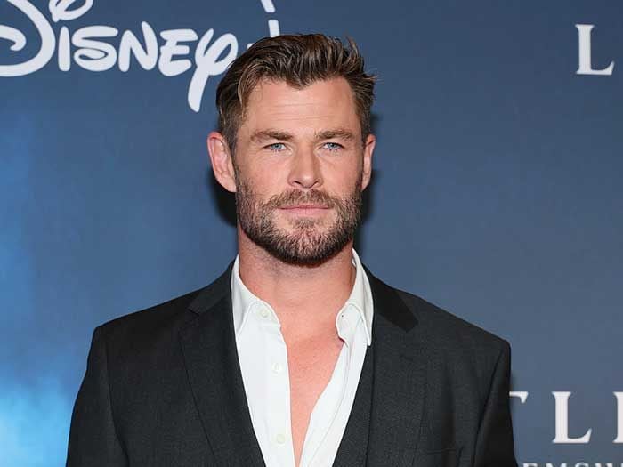 Chris Hemsworth en un estreno 