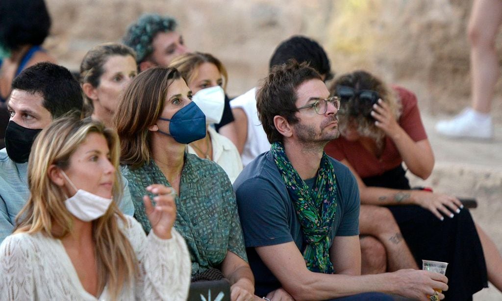 Rosario Nadal, junto a su pareja, Anri Sala.