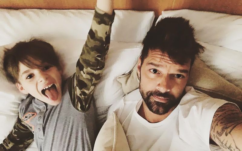 ricky martin tierno papa07