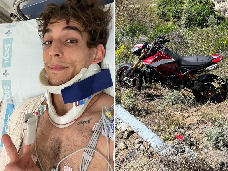 Miguel Herrán se recupera del accidente