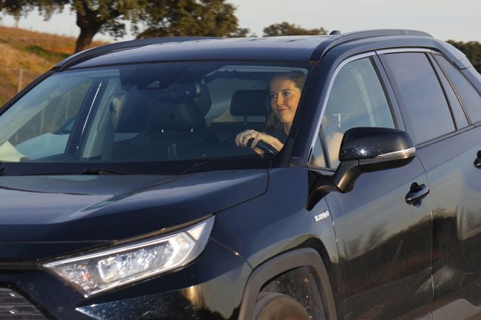 Coches que llega a la pedida de mano