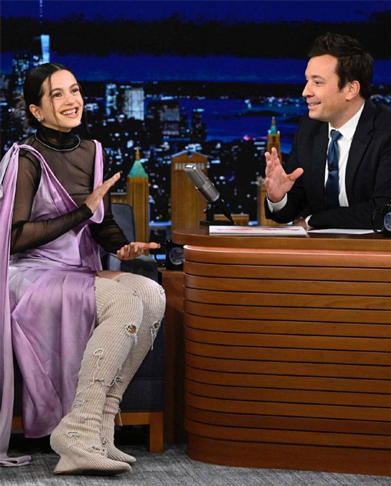 rosalia en jimmy fallon