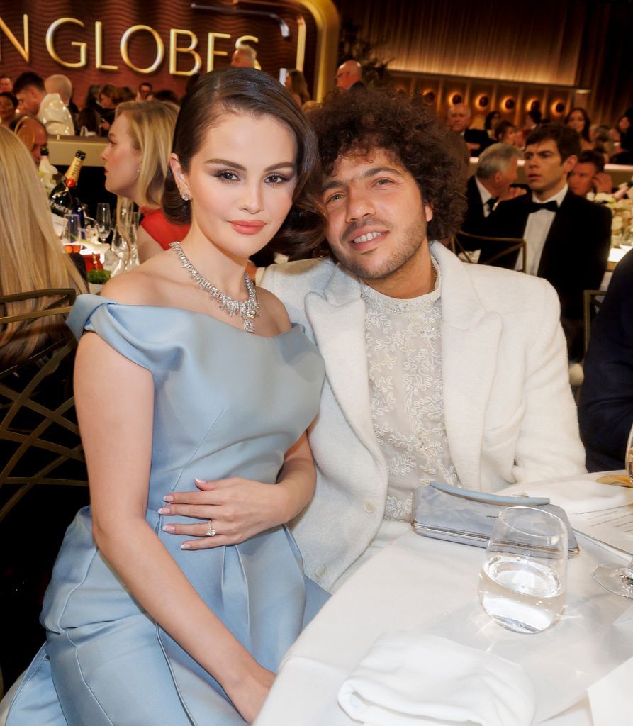 Selena Gomez y Benny Blanco en los Globo de Oro