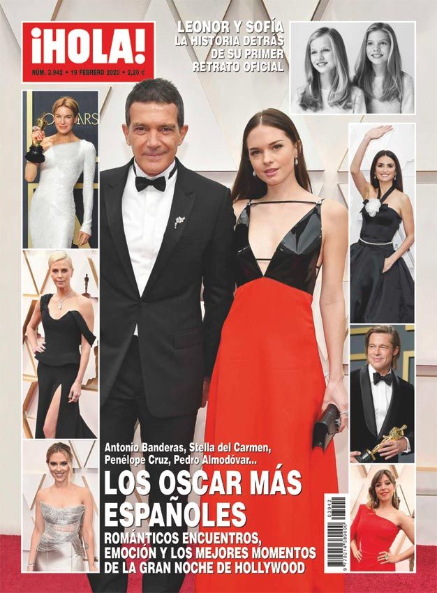 Antonio Banderas y Stella del Carmen en los Oscar 2020