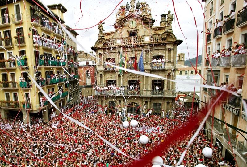 Chupinazo en Pamplona