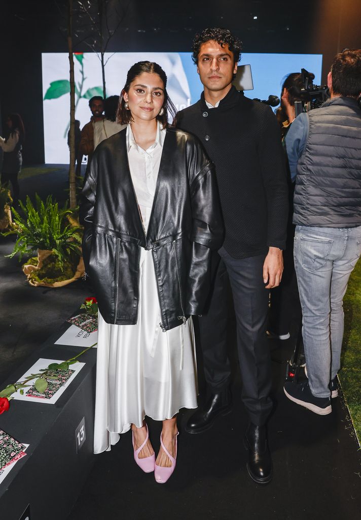 María García de Jaime y Tomás Páramo en el desfile de Ynésuelves en la Pasarela Cibeles Mercedes-Benz Fashion Week Madrid 2025