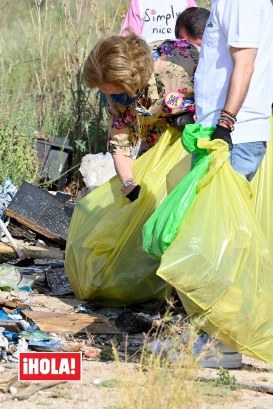 Doña Sofía, en una iniciativa por el cuidado del medioambiente