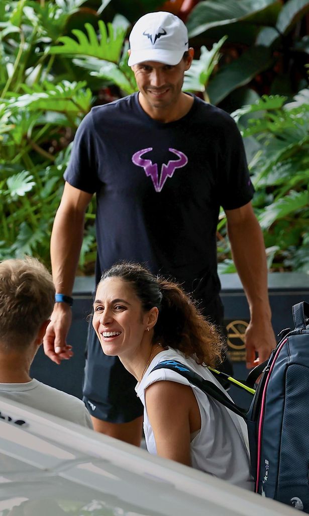 Rafa Nadal con su hijo HOLA 4146