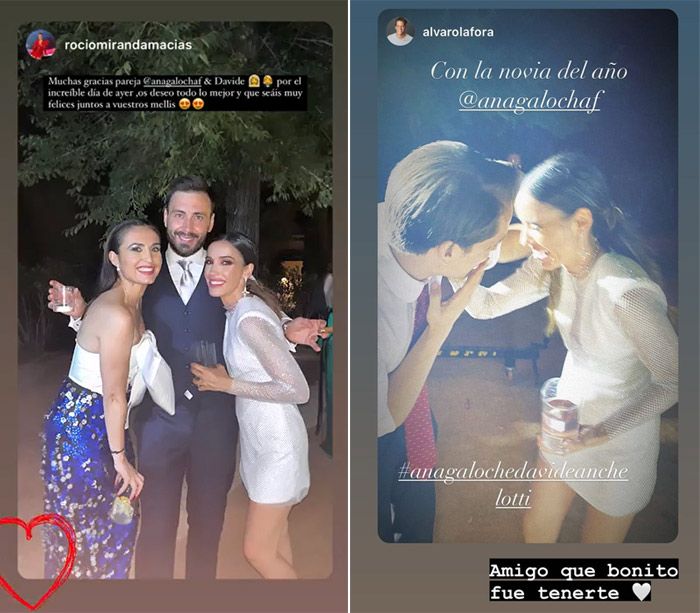 Ana Galocha muestra su segundo vestido de novia