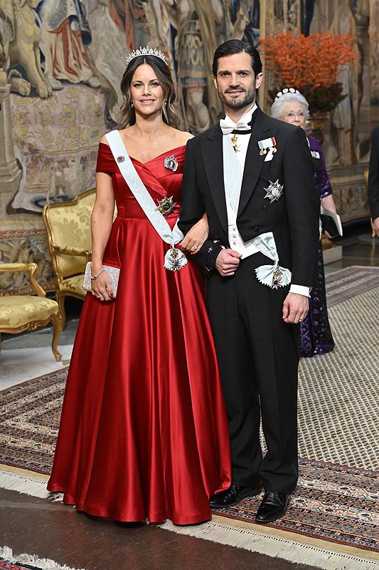 La Familia Real sueca en la cena con los premios Nobel