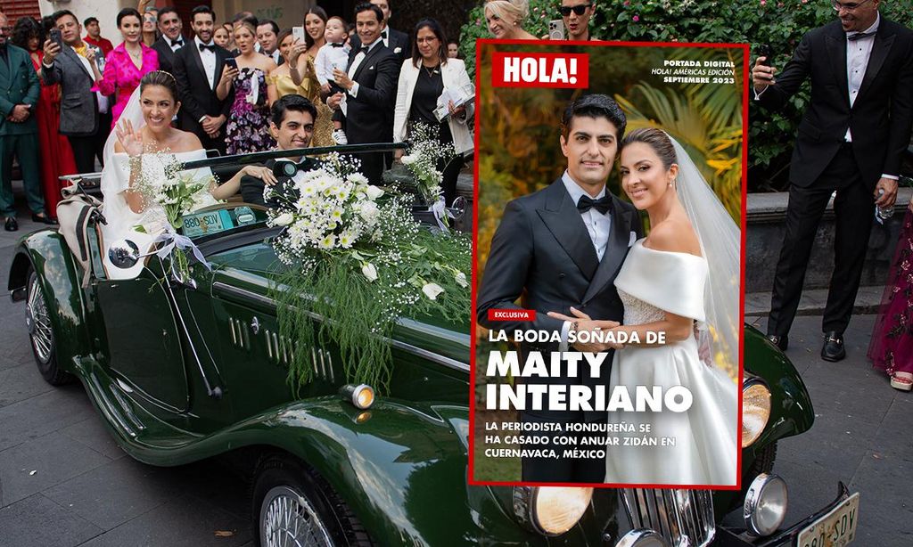 La boda de Maity Interiano y Anuar Zidán, Portada Digital HOLA!