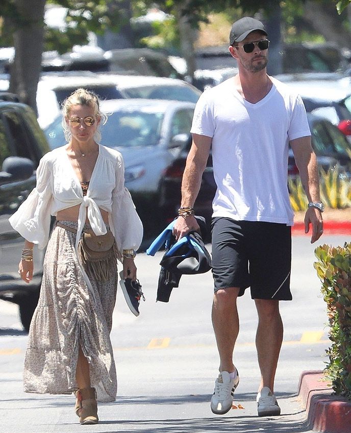 Elsa Pataky y Chris Hemsworth recorren el mundo con sus hijos