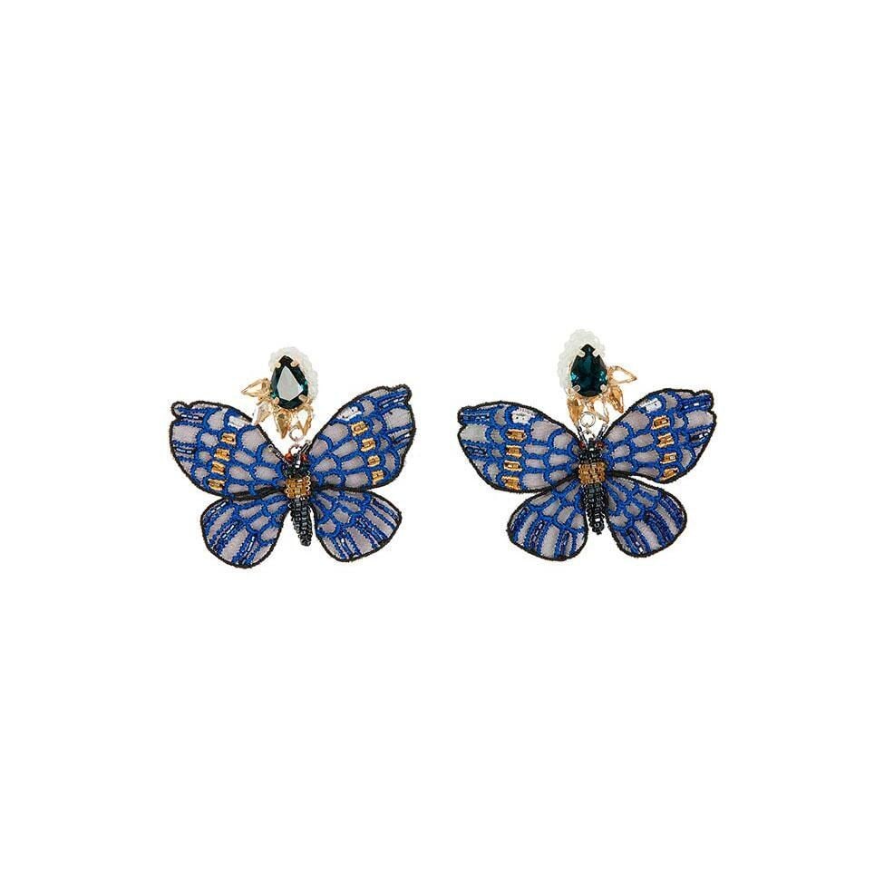 butterfly drop earrings de mignonne gavigan