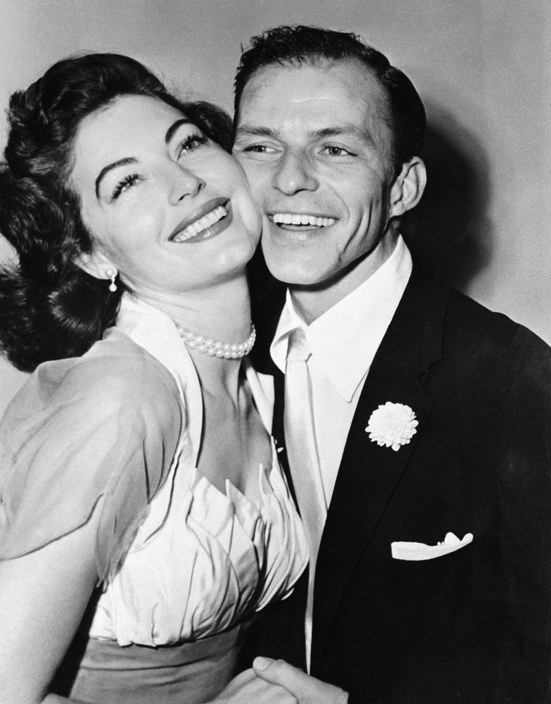 Ava Gardner con su marido Frank Sinatra