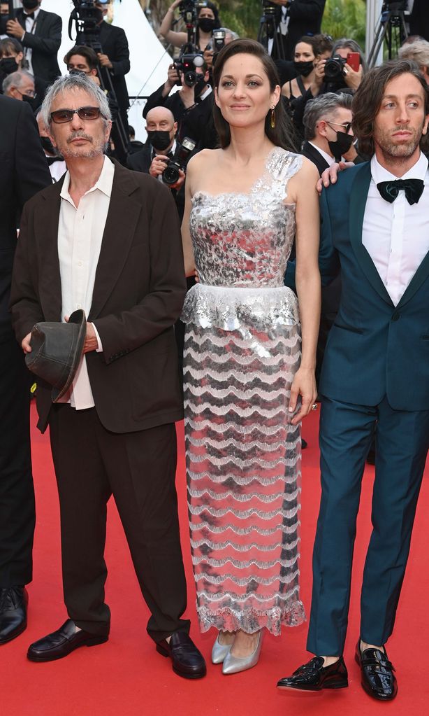 director leos carax marion cotillard and simon helberg attend the quot annette quot 