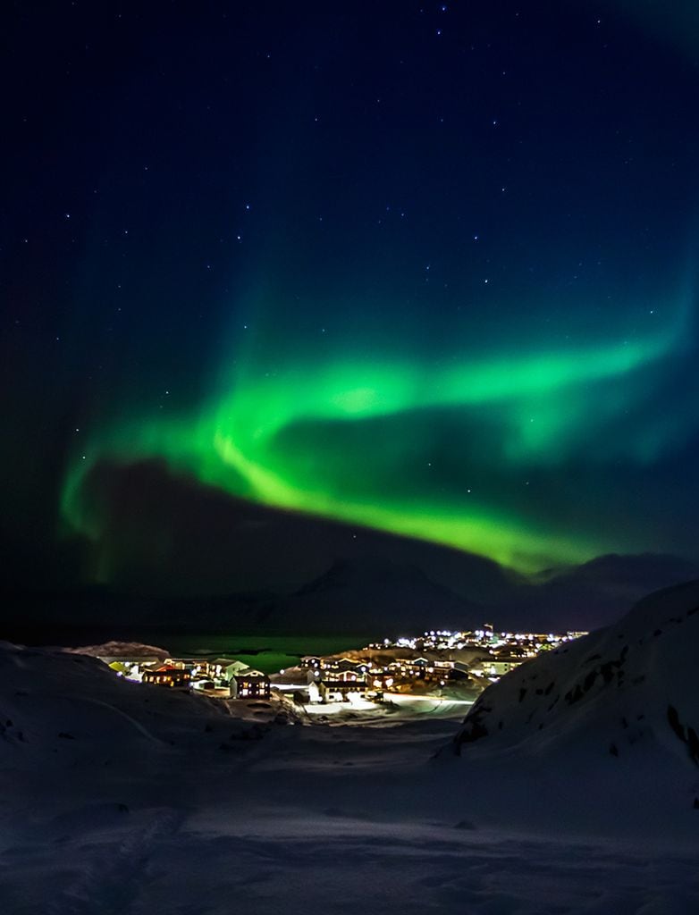 groenlandia nuuk auroras boreales