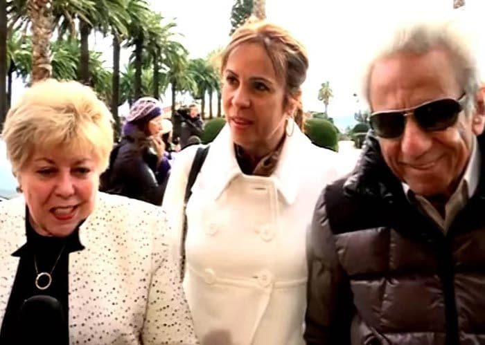 Lucía Mebarak y los padres de Shakira