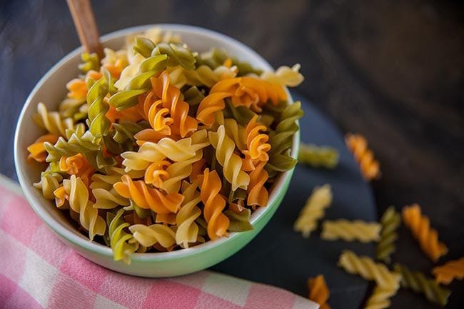 ENSALADA DE PASTA CON VERDURAS