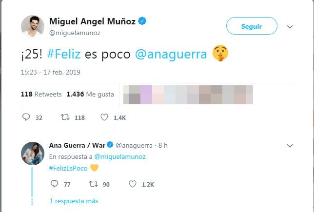 Ana Guerra y Miguel Ángel Muñoz