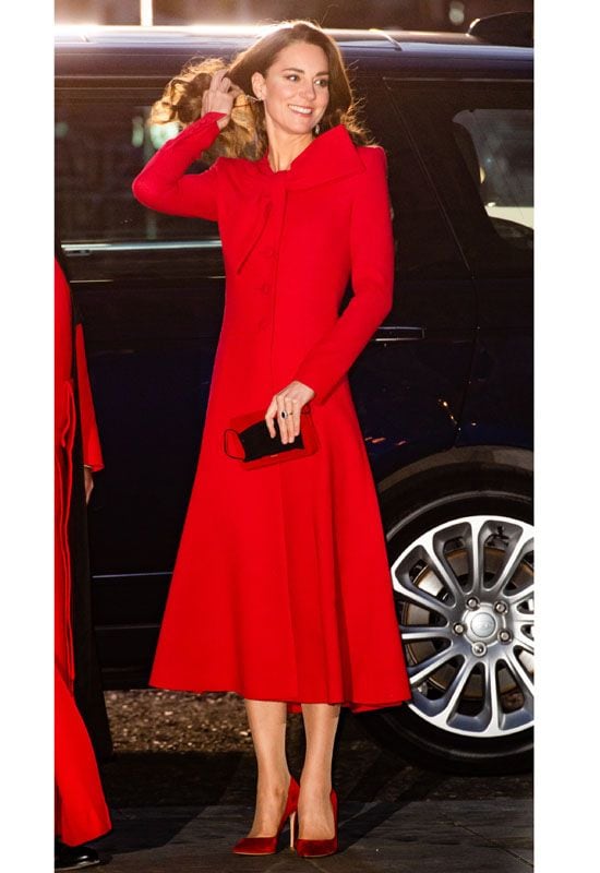 Kate Middleton vestido rojo