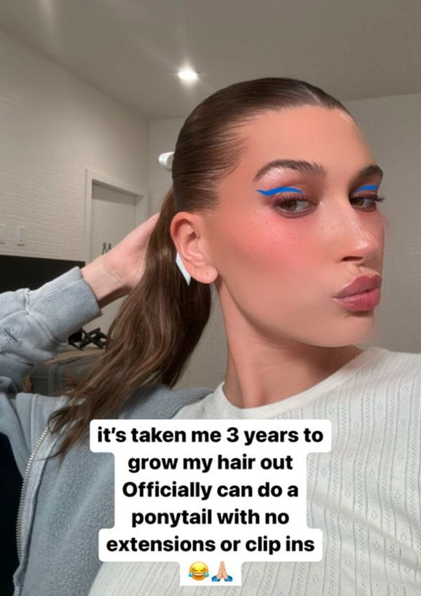 hailey bieber pelo