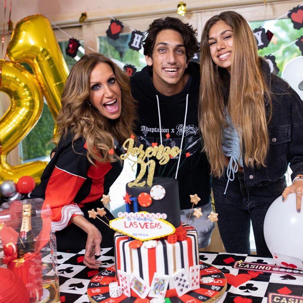 lili estefan celebra el cumplea os 21 de su hijo lorenzo