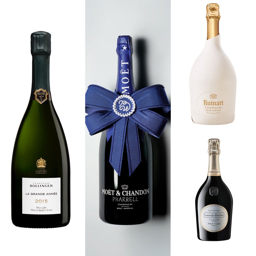 'Champagnes': Bollinger La Grande Anée 2015, Móet Chandon Pharrell Brut Imperial, Ruinart Blanc de Blancs Second Skin y Laurent Perrier Héritage Brut