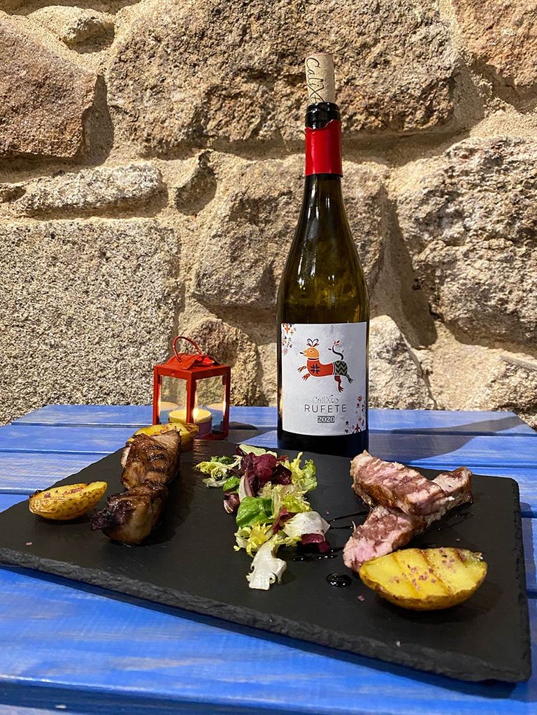 Bodegón en el restaurante Albada en Miranda del Castanar, Salamanca