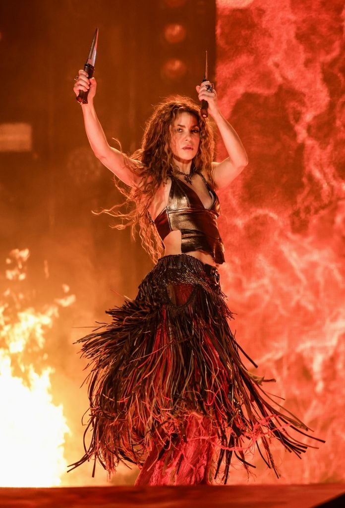 Shakira presume el espectacular micrófono con el que ‘aúlla’ en sus shows