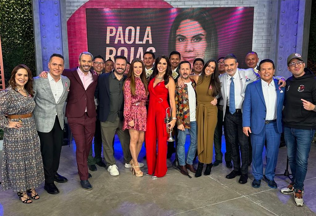 Paola Rojas fue recibida por el elenco de 'Sale el Sol' por todo lo alto