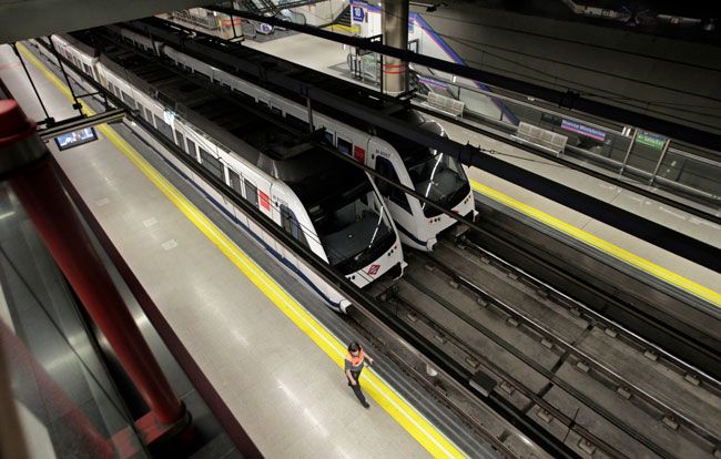 Algunos vagones de metro contienen amianto