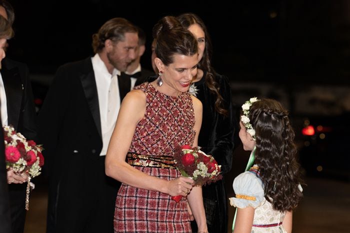 Carlota Casiraghi y Dimitri Rassam en el concierto del Día Nacional