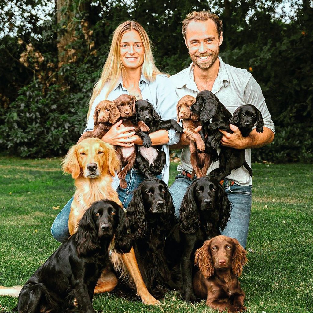 James Middleton y sus perros