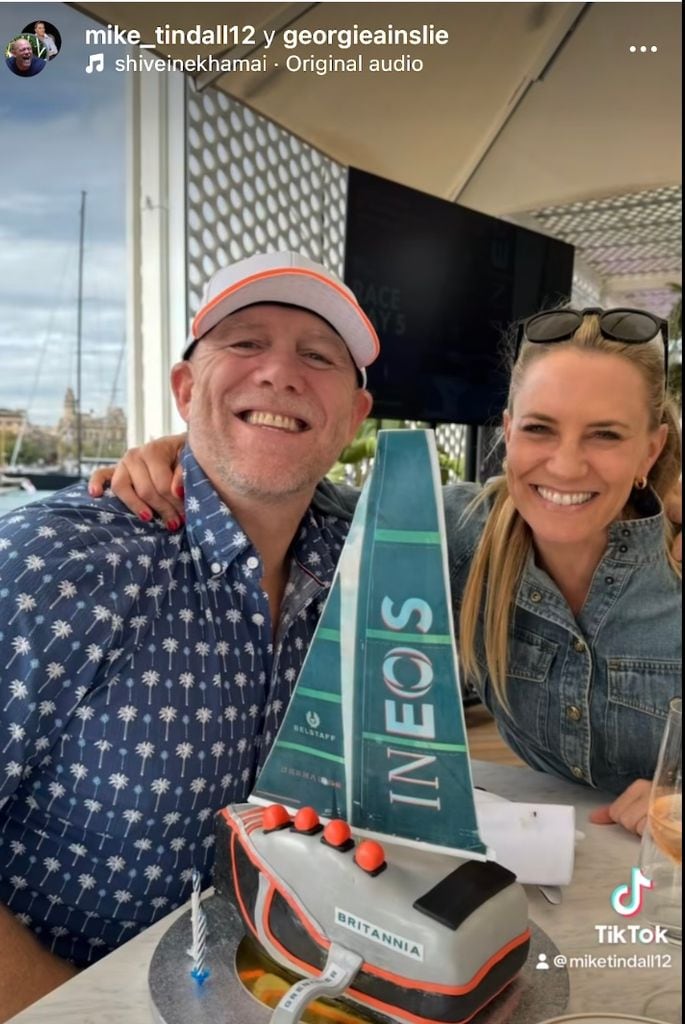 Mike Tindall en Barcelona con Zara Tindall