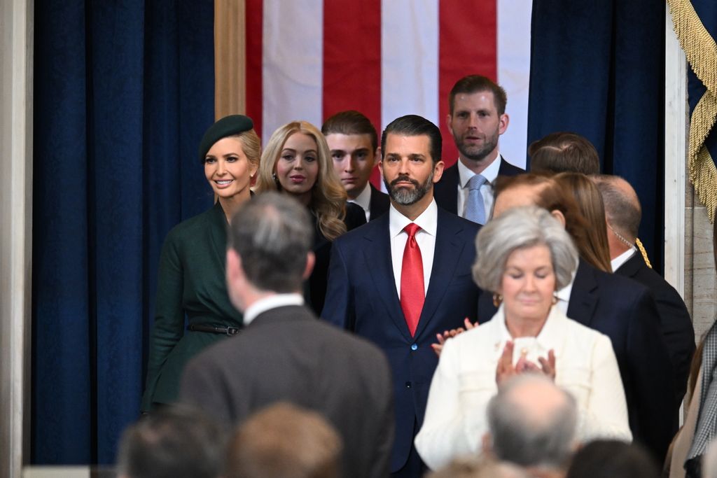 Ivanka Trump, Tiffany Trump, Barron Trump, Donald Trump Jr. and Eric Trump