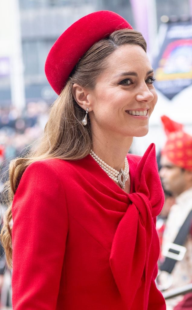 Catherine, Princess of Wales attends the 2025 Commonwealth Day Service at Westminster Abbey on March 10, 2025 in London, England