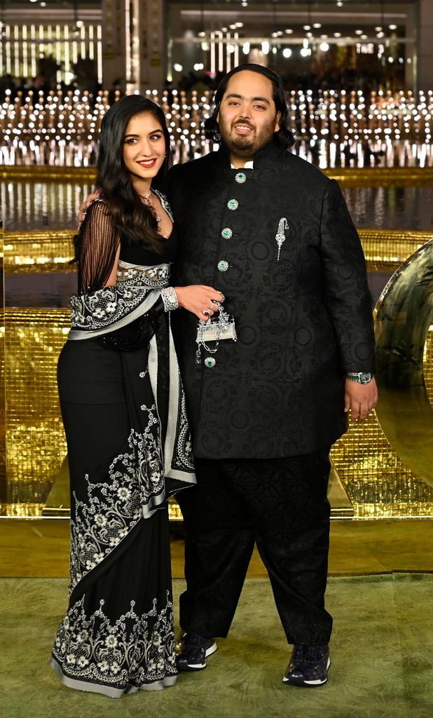 Anant Ambani with Radhika Merchant